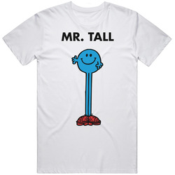 Mr Tall Mr Men Book Character T Shirt
