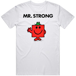Mr Strong Mr Men Book Character T Shirt