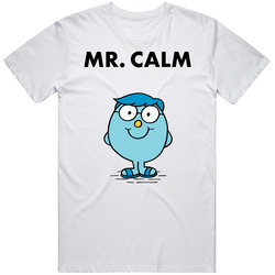 Mr Calm Mr Men Book Character T Shirt