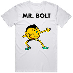 Mr Bolt Mr Men Book Character T Shirt