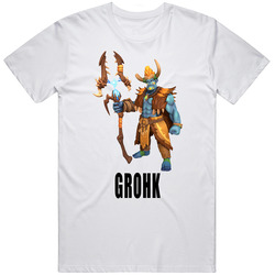 Grohk Paladins Video Game Character T Shirt