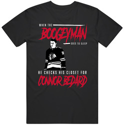 Connor Bedard Boogeyman Chicago Hockey T Shirt