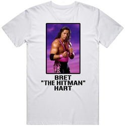 Bret Hitman Hart Legend Wrestling Fan T Shirt