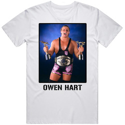 Owen Hart Legend Wrestling Fan T Shirt