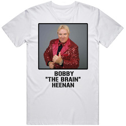 Bobby The Brain Heenan Wrestling Manager Fan T Shirt