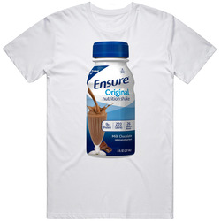 Ensure Chocolate Drink Supplement T Shirt
