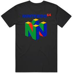 Nintendo 64 N64 Video Game System Console Fan T Shirt