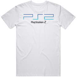 Playstation 2 Ps2 Video Game System Console Fan T Shirt