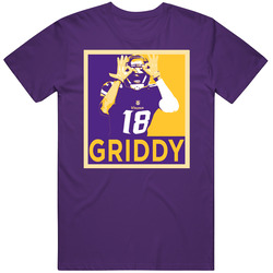 Justin Jefferson Griddy Hope Minnesota Football T Shirt