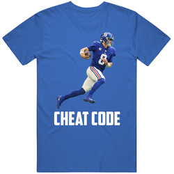 Daniel Jones Cheat Code New York Football Fan T Shirt