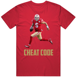 Trey Lance Cheat Code San Francisco Football Fan T Shirt
