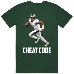 Jalen Hurts Cheat Code Philadelphia Football Fan T Shirt