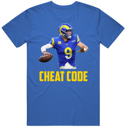 Matthew Stafford Cheat Code Los Angeles Football Fan T Shirt