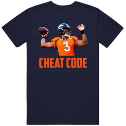 Russell Wilson Cheat Code Denver Football Fan T Shirt
