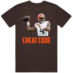 Deshaun Watson Cheat Code Cleveland Football Fan T Shirt