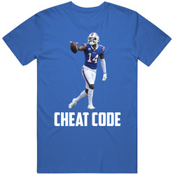 Stefon Diggs Cheat Code Buffalo Football Fan T Shirt