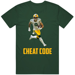 Christian Watson Cheat Code Green Bay Football Fan T Shirt