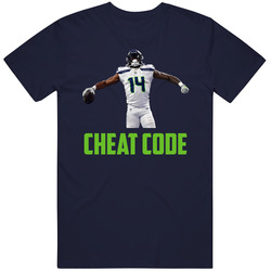 Dk Metcalf Cheat Code Seattle Football Fan T Shirt