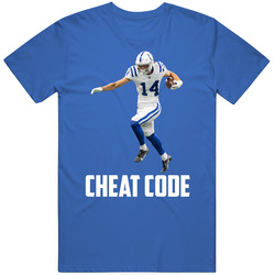 Alec Pierce Cheat Code Indianapolis Football Fan T Shirt