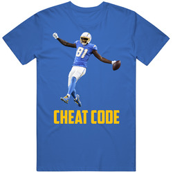 Mike Williams Cheat Code Los Angeles Football Fan T Shirt
