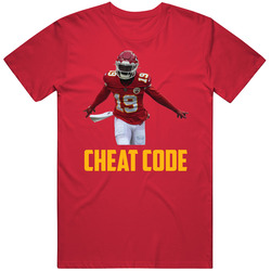 Kadarius Toney Cheat Code Kansas City Football Fan T Shirt
