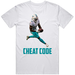 Tyreek Hill Cheat Code Miami Football Fan T Shirt