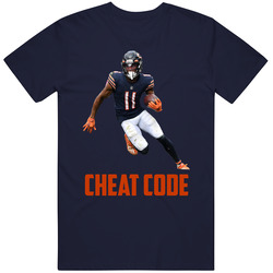 Darnell Mooney Cheat Code Chicago Football Fan T Shirt