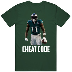 Aj Brown Cheat Code Philadelphia Football Fan T Shirt