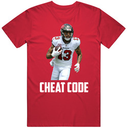 Mike Evans Cheat Code Tampa Bay Football Fan T Shirt