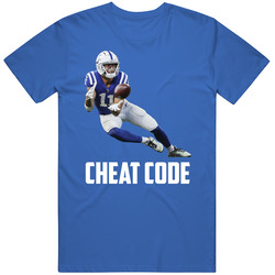 Michael Pittman Jr Cheat Code Indianapolis Football Fan T Shirt