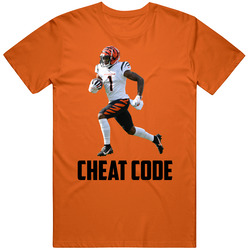 Ja'marr Chase Cheat Code Cincinnati Football Fan T Shirt