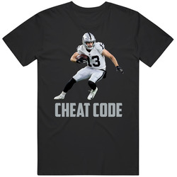 Hunter Renfrow Cheat Code Las Vegas Football Fan T Shirt