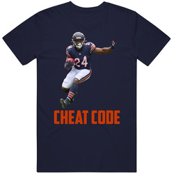 Khalil Herbert Cheat Code Chicago Football Fan T Shirt