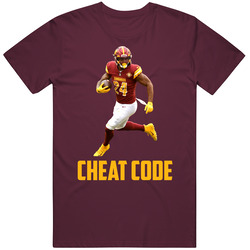 Antonio Gibson Cheat Code Washington Football Fan T Shirt