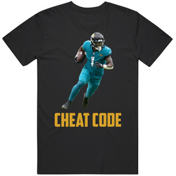Travis Etienne Cheat Code Jacksonville Football Fan T Shirt
