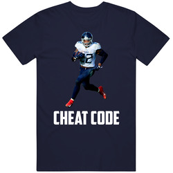 Derrick Henry Cheat Code Tennessee Football Fan T Shirt