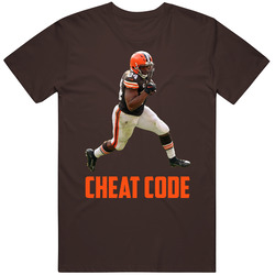 Nick Chubb Cheat Code Cleveland Football Fan T Shirt