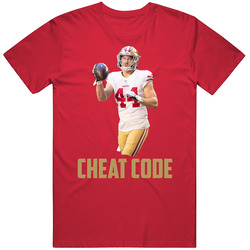Kyle Juszczyk Cheat Code San Francisco Football Fan T Shirt