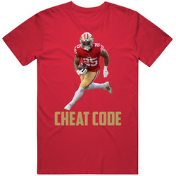 Elijah Mitchell Cheat Code San Francisco Football Fan T Shirt
