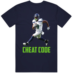 Kenneth Walker Ii Cheat Code Seattle Football Fan T Shirt