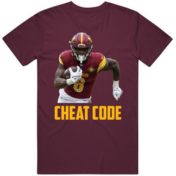 Brian Robinson Jr Cheat Code Washington Football Fan T Shirt