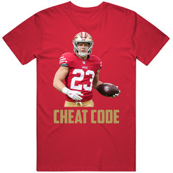 Christian Mccaffrey Cheat Code San Francisco Football Fan T Shirt