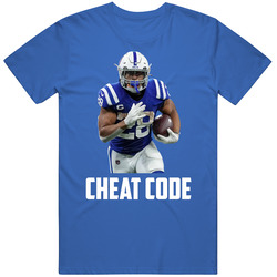 Jonathan Taylor Cheat Code Indianapolis Football Fan T Shirt