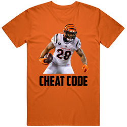 Joe Mixon Cheat Code Cincinnati Football Fan T Shirt