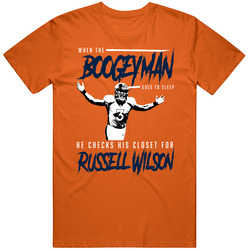 Russell Wilson Boogeyman Denver Football Fan T Shirt