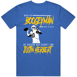 Justin Herbert Boogeyman Los Angeles Football Fan T Shirt