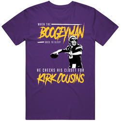 Kirk Cousins Boogeyman Minnesota Football Fan T Shirt