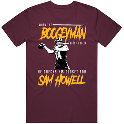 Sam Howell Boogeyman Washington Football Fan T Shirt