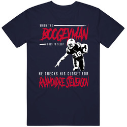 Rhamondre Stevenson Boogeyman New England Football Fan T Shirt