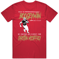 Christian Mccaffrey Boogeyman San Francisco Football Fan T Shirt